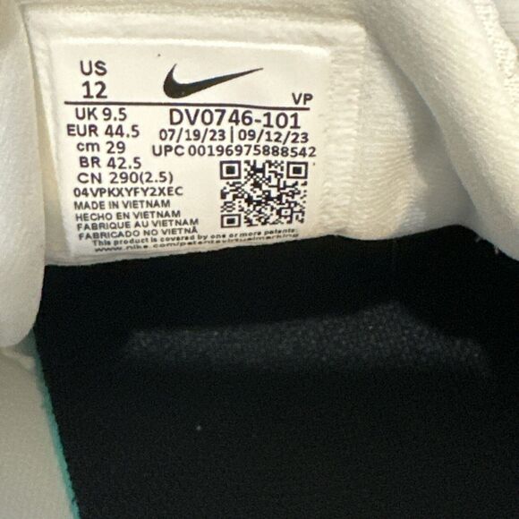 Nike‎ Flex Experience Run 12 Road Running Shoes Women's Size 12 White DV0746-101 - Picture 7 of 11